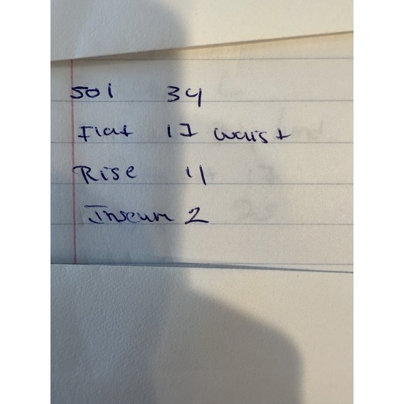 Levi’s 501 Cut Off Shorts Womens 34 Denim High Rise 2” Inseam - Picture 7 of 7